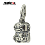 925 Silver Robot Charm Bead for Bracelet