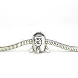 Mistletoe 925 Sterling Silver Rocket Clip European Jewelry