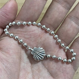 Mistletoe 925 Silver Shell Lock Clasp European Jewelry