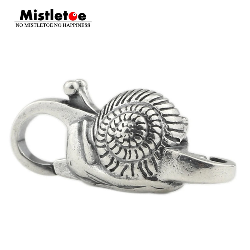 925 Silver Snail Lock Clasp European Jewelry