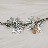 Mistletoe 925 Sterling Silver Soda Charm Bead European Jewelry