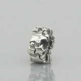 Sterling Silver Mistletoe Stars Charm Bead for Bracelet