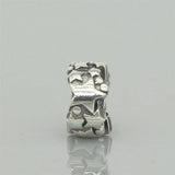 Sterling Silver Mistletoe Stars Charm Bead for Bracelet
