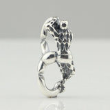 Mistletoe 925 Sterling Silver X double silver Link Fit European Bracelet Jewelry
