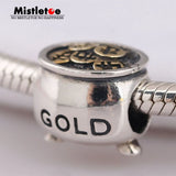 Mistletoe 925 Sterling Silver Treasure bowl Charm