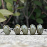 Labradorite Stone Charm Bead for 925 Sterling Silver Bracelet
