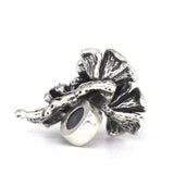 Mistletoe 925 Sterling Silver 3 Flowers Charm Bead for Bracelet