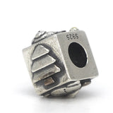 925 Silver Bear Christmas Charm Bead for Bracelet