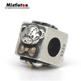 925 Silver Bear Christmas Charm Bead for Bracelet
