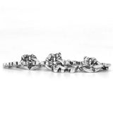 925 Sterling Silver Bear Mistletoe X Locks Fit European Troll Bracelet