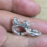 Mistletoe 925 Sterling Silver Double Link Jewelry