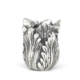 925 Silver Mistletoe Parrot Tulip Charm Bead for Faerybeads Bracelet