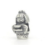 925 Silver Tibetan Buddha Charm Bead for Bracelet