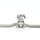 925 Sterling Silver Virgo Bear Charm Bead for DGA Troll And Pan Bracelet