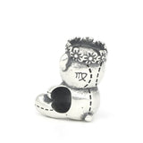 925 Sterling Silver Virgo Bear Charm Bead for DGA Troll And Pan Bracelet