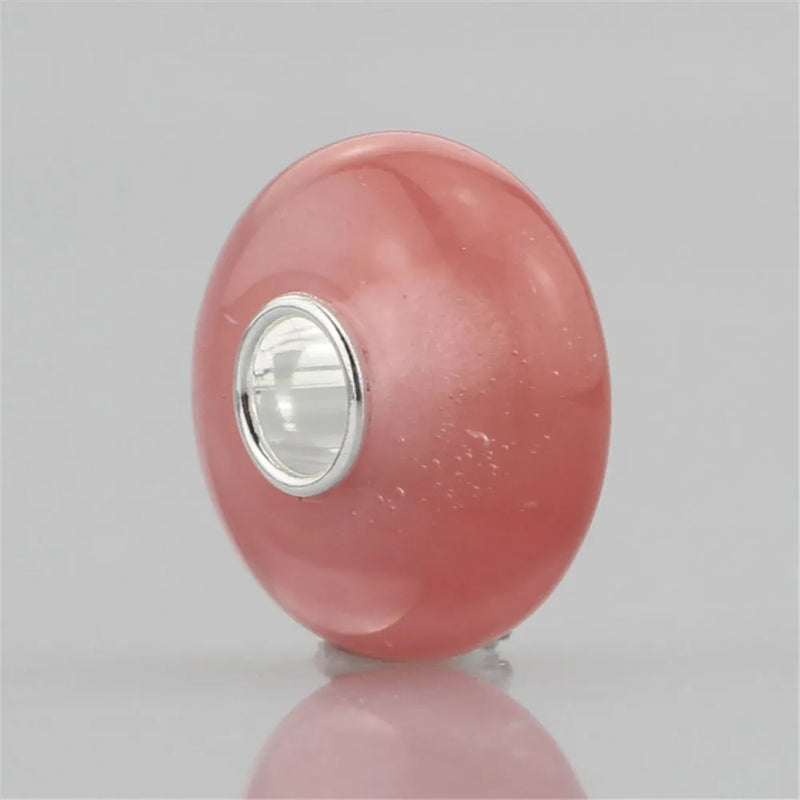 Watermelon Red Quartz Stone Charm Bead for Bracelet