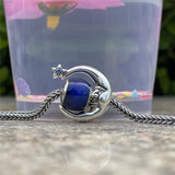 925 Sterling Silver Moon Star Smiley Charm Bead