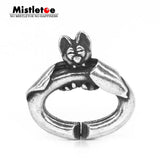925 Silver Bat Link Charm for European Troll Bracelet