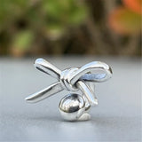 Mistletoe Jewelry 925 Sterling Silver Bow Charm Bead