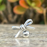 Mistletoe Jewelry 925 Sterling Silver Bow Charm Bead