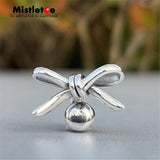 Mistletoe Jewelry 925 Sterling Silver Bow Charm Bead