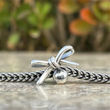 Mistletoe Jewelry 925 Sterling Silver Bow Charm Bead