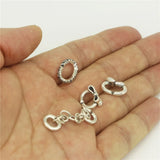 Mistletoe Jewelry 925 Sterling Silver Bow X Lock for European Troll Bracelet