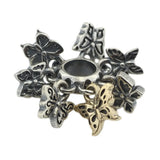 925 Sterling Silver Butterfly Spacer Charm Bead for Bracelet