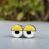 Sterling Silver Cartoon Eyes Charm Bead