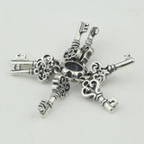 Mistletoe Jewelry 925 Silver Keys Spacer Charm Bead