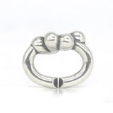 Sterling Silver Lucky Clover Mistletoe Jewelry X Lock Bracelet