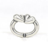 Sterling Silver Lucky Clover Mistletoe Jewelry X Lock Bracelet
