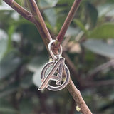Mistletoe Jewelry 925 Silver Letter A Charm Pendant