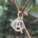 Mistletoe Jewelry 925 Silver Letter A Charm Pendant