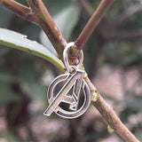 Mistletoe Jewelry 925 Silver Letter A Charm Pendant