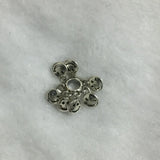 Sterling Silver Smiley Face Spacer Charm Bead for Bracelet