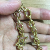 Mistletoe Jewelry Bronze Link Bracelet for European Troll Bracelet