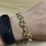 Mistletoe Jewelry Bronze Link Bracelet for European Troll Bracelet