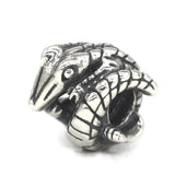 Sterling Silver Crocodile Charm Bead for Bracelet
