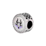 Evil Charms 925 Sterling Silver Clear CZ Beads for Bracelet