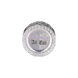 Evil Charms 925 Sterling Silver Clear CZ Beads for Bracelet