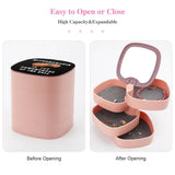 Mitochondria Cell Jewelry Storage Box Portable Travel Case
