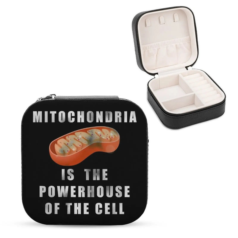 Mitochondria Cell Jewelry Storage Box Portable Travel Case