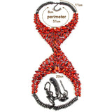 Crystal 11 Colors Long Body Chain Necklace Lady Women High Jewelry