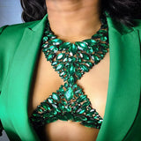 Crystal 11 Colors Long Body Chain Necklace Lady Women High Jewelry