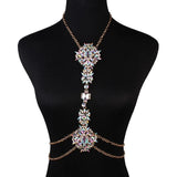 Crystal Body Chain Necklace Charm Women DIY Party Statement Jewelry