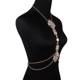 Crystal Body Chain Necklace Charm Women DIY Party Statement Jewelry