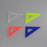10/16pcs Mini Triangle Ruler Acrylic Charms for DIY Jewelry