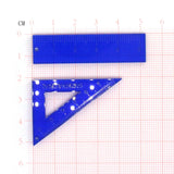 10/16pcs Mini Triangle Ruler Acrylic Charms for DIY Jewelry