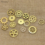 100 Vintage Steampunk Gear Charms for DIY Jewelry Making